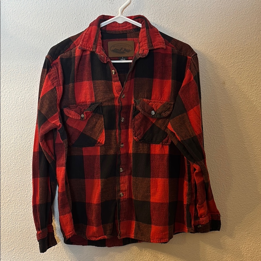 Woodland Creek Red and Black Plaid Shirt